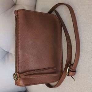 Madewell The Simple Pouch Belt Bag I English Saddle